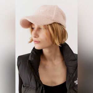 Boys Lie Pink Sherpa Fleece Baseball Cap